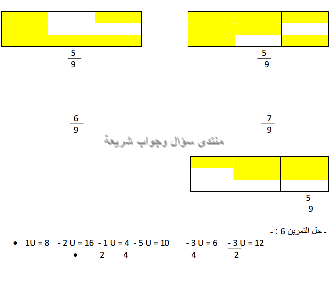 حل تمرين 5 ص 89 رياضيات 4 ابتدائي